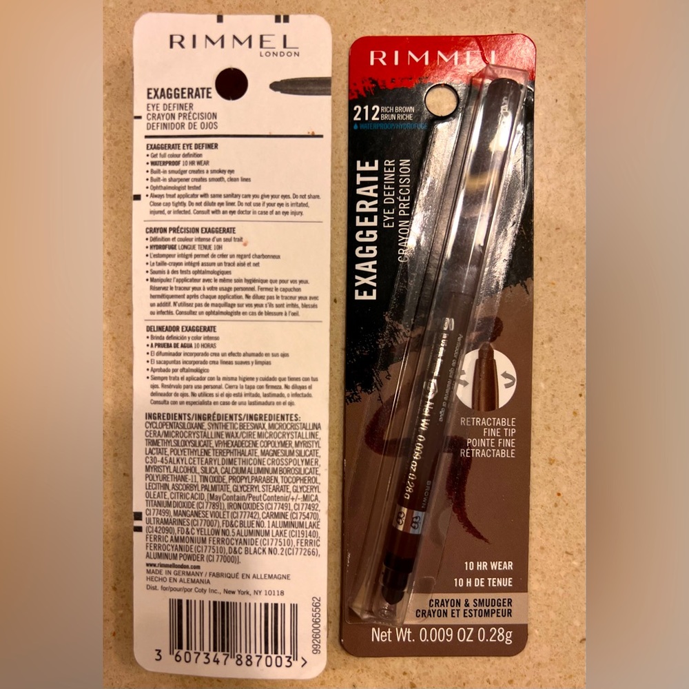 (Set of 2) Rimmel Eyeliner- Rich Brown